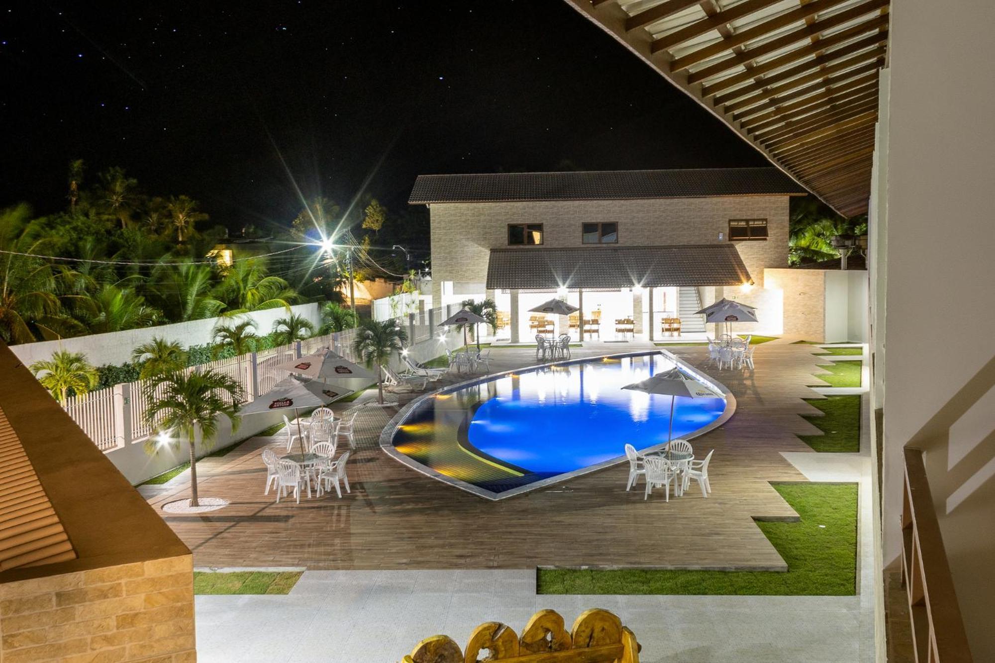 Paraiso Barra Hotel Barra de Santo Antônio Exteriör bild