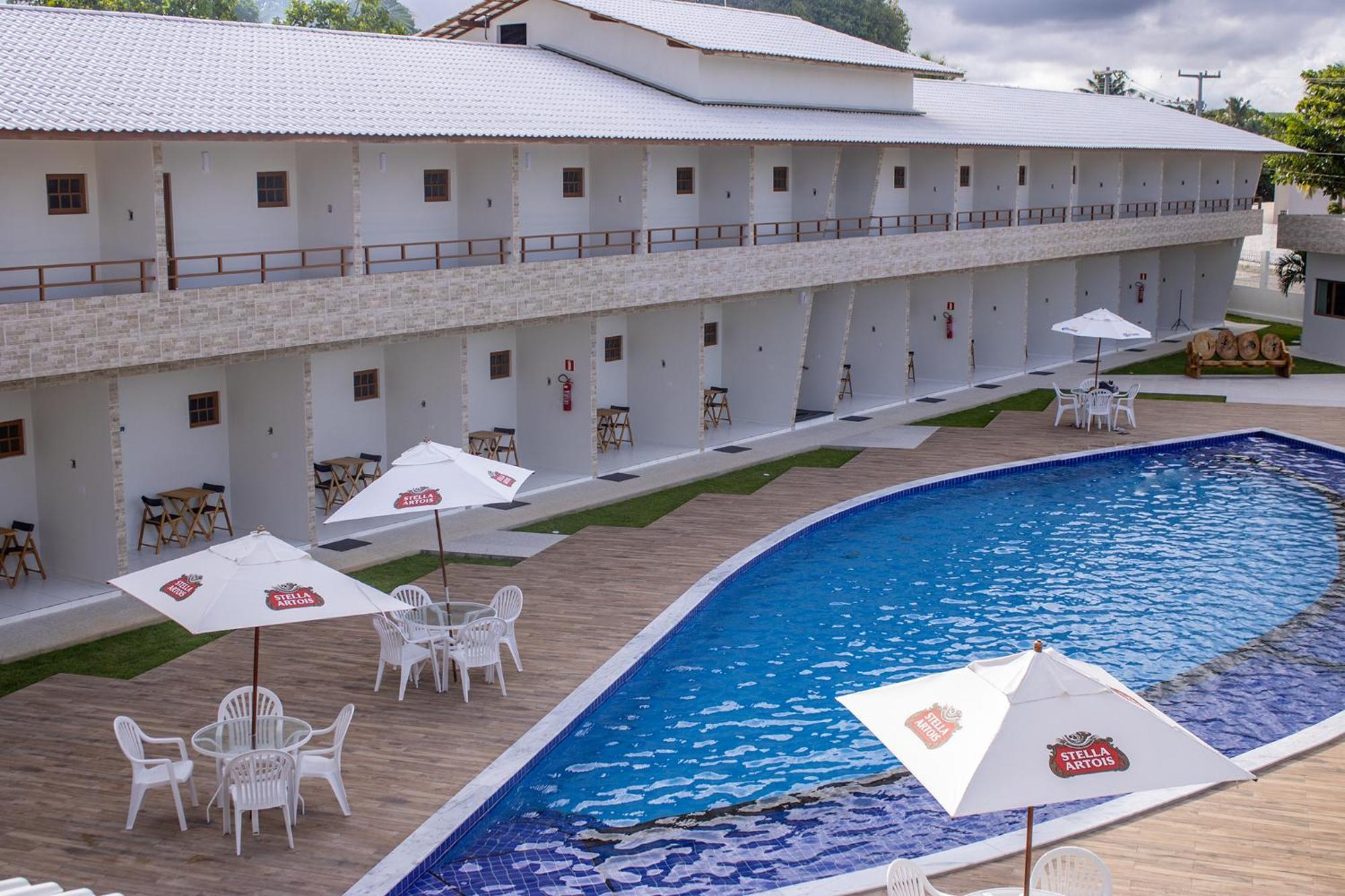 Paraiso Barra Hotel Barra de Santo Antônio Exteriör bild