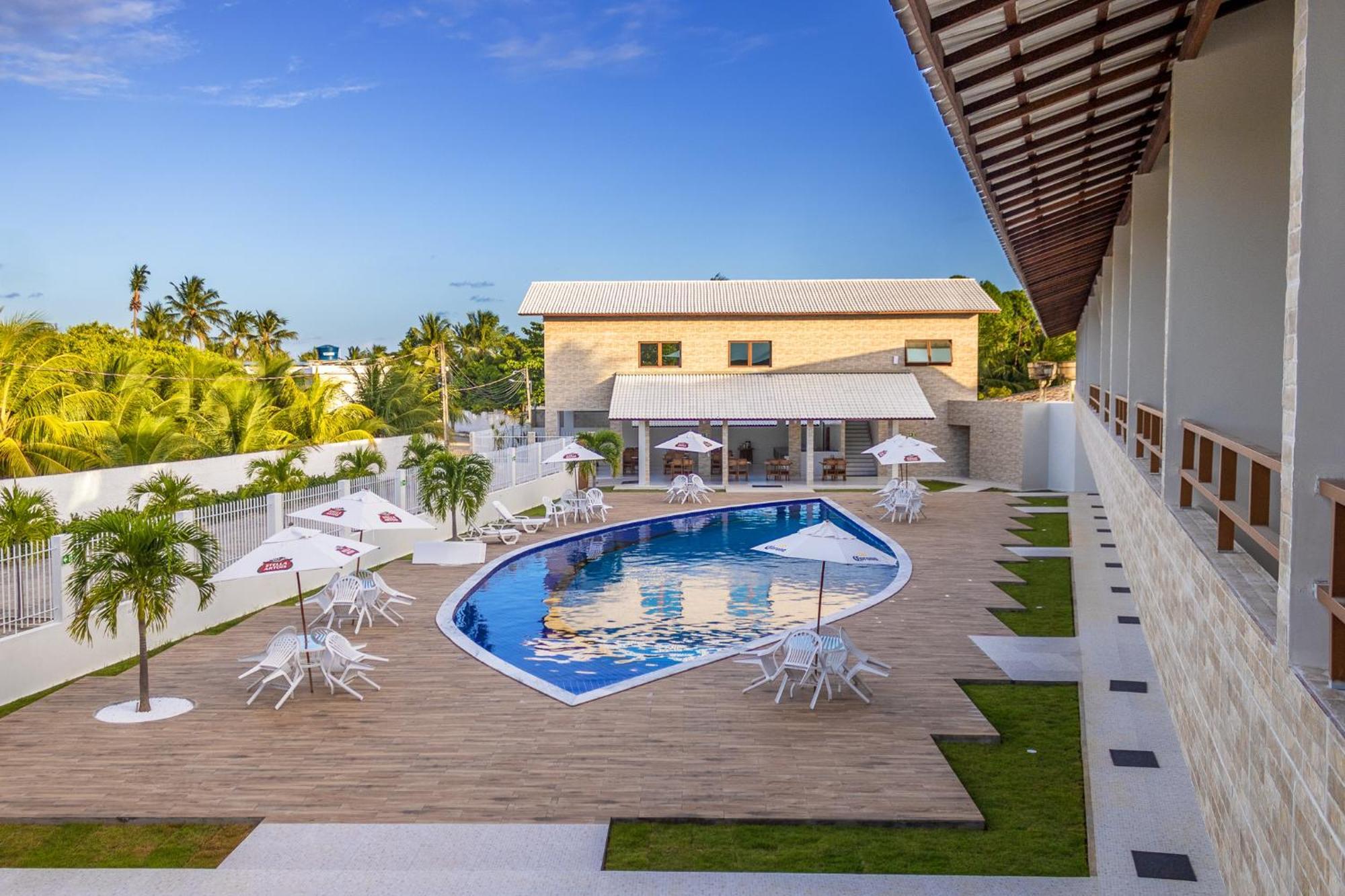 Paraiso Barra Hotel Barra de Santo Antônio Exteriör bild