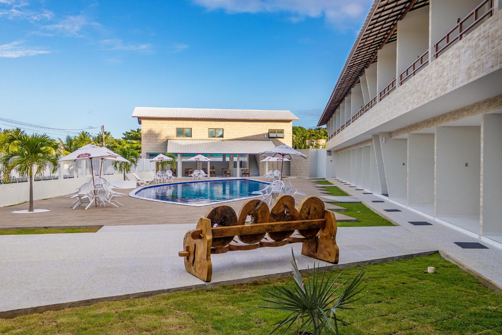 Paraiso Barra Hotel Barra de Santo Antônio Exteriör bild