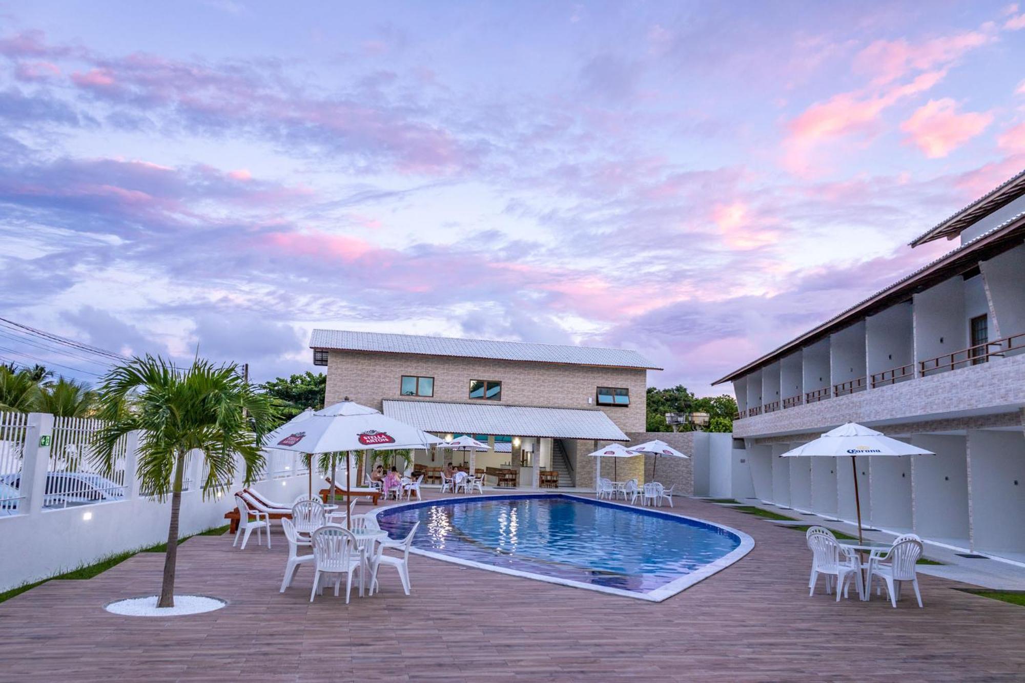 Paraiso Barra Hotel Barra de Santo Antônio Exteriör bild